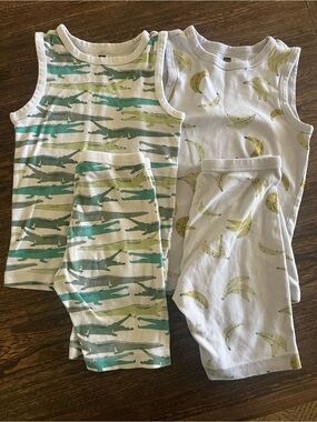 2 sets of Tea Collection PJ Tank/Short Sets